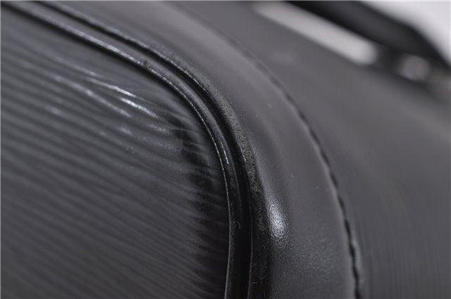 Authentic Louis Vuitton Epi Alma PM Hand Bag Black M40302 LV 1193F