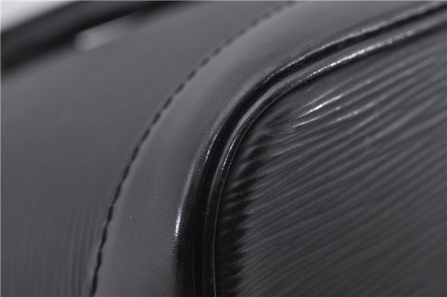 Authentic Louis Vuitton Epi Alma PM Hand Bag Black M40302 LV 1193F