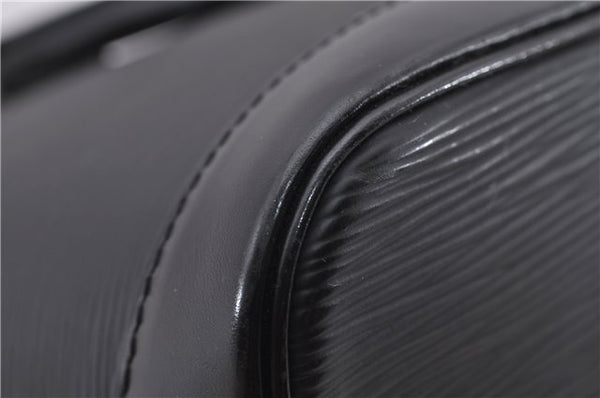 Authentic Louis Vuitton Epi Alma PM Hand Bag Black M40302 LV 1193F