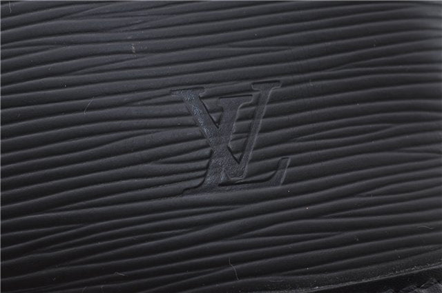 Authentic Louis Vuitton Epi Alma PM Hand Bag Black M40302 LV 1193F