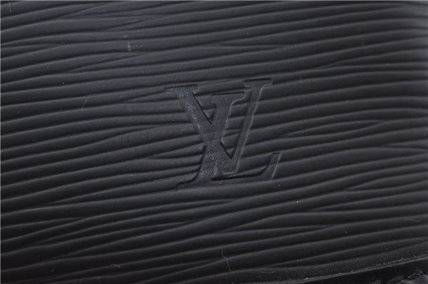Authentic Louis Vuitton Epi Alma PM Hand Bag Black M40302 LV 1193F