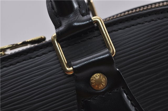 Authentic Louis Vuitton Epi Alma PM Hand Bag Black M40302 LV 1193F