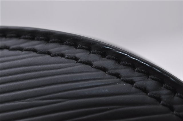 Authentic Louis Vuitton Epi Alma PM Hand Bag Black M40302 LV 1193F