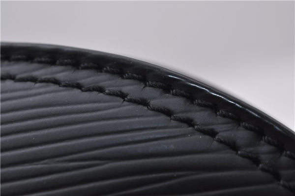 Authentic Louis Vuitton Epi Alma PM Hand Bag Black M40302 LV 1193F