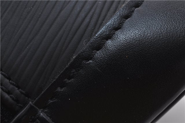 Authentic Louis Vuitton Epi Alma PM Hand Bag Black M40302 LV 1193F