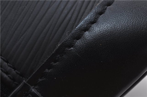Authentic Louis Vuitton Epi Alma PM Hand Bag Black M40302 LV 1193F