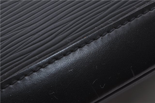 Authentic Louis Vuitton Epi Alma PM Hand Bag Black M40302 LV 1193F