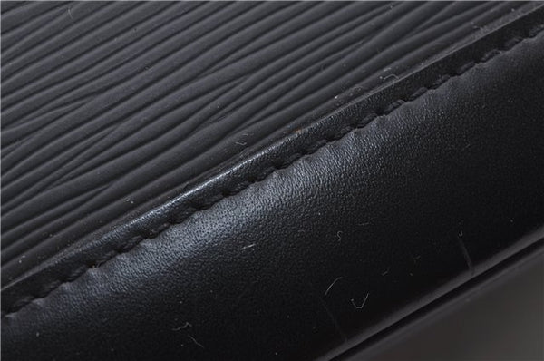 Authentic Louis Vuitton Epi Alma PM Hand Bag Black M40302 LV 1193F