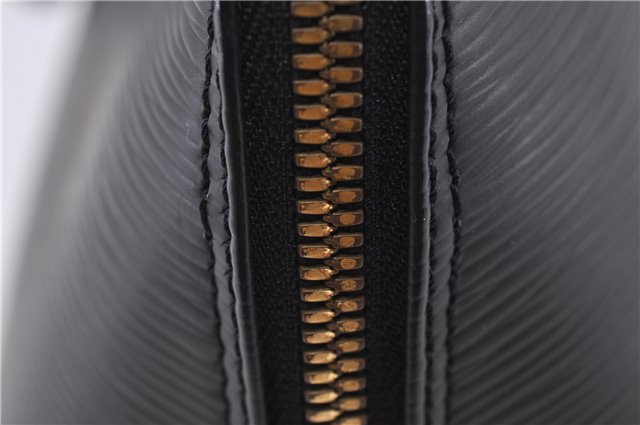 Authentic Louis Vuitton Epi Alma PM Hand Bag Black M40302 LV 1193F