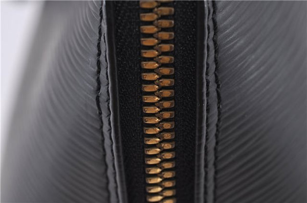 Authentic Louis Vuitton Epi Alma PM Hand Bag Black M40302 LV 1193F