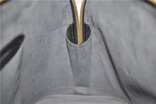 Authentic Louis Vuitton Epi Alma PM Hand Bag Black M40302 LV 1193F