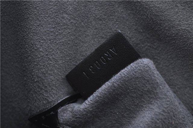 Authentic Louis Vuitton Epi Alma PM Hand Bag Black M40302 LV 1193F