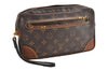 Authentic Louis Vuitton Monogram Marly Dragonne GM M51825 Clutch Bag Junk 1193G