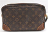 Authentic Louis Vuitton Monogram Marly Dragonne GM M51825 Clutch Bag Junk 1193G
