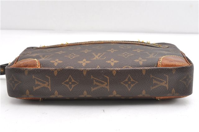Authentic Louis Vuitton Monogram Marly Dragonne GM M51825 Clutch Bag Junk 1193G
