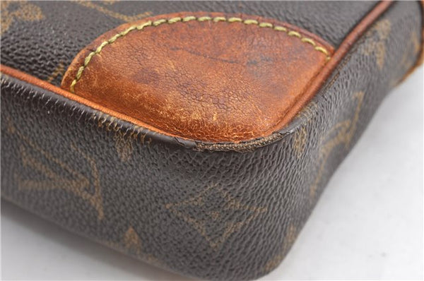 Authentic Louis Vuitton Monogram Marly Dragonne GM M51825 Clutch Bag Junk 1193G