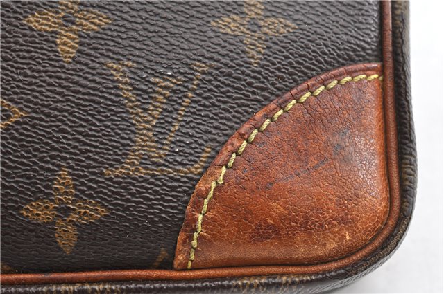 Authentic Louis Vuitton Monogram Marly Dragonne GM M51825 Clutch Bag Junk 1193G