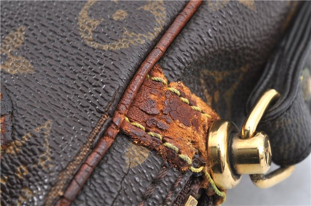 Authentic Louis Vuitton Monogram Marly Dragonne GM M51825 Clutch Bag Junk 1193G