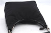 Authentic GUCCI Shoulder Hand Bag Purse Nylon Leather 0000602 Black 1195D