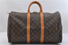 Authentic Louis Vuitton Monogram Keepall 45 Travel Boston Bag M41428 LV 1195F