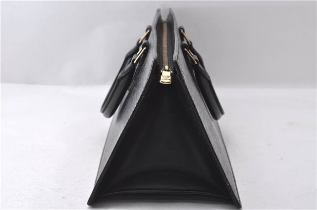 Authentic Louis Vuitton Epi Sac Triangle Hand Bag Black M52092 LV 1196D