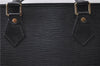 Authentic Louis Vuitton Epi Sac Triangle Hand Bag Black M52092 LV 1196D