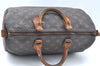 Authentic Louis Vuitton Monogram Speedy 35 Hand Boston Bag M41524 LV 1196G