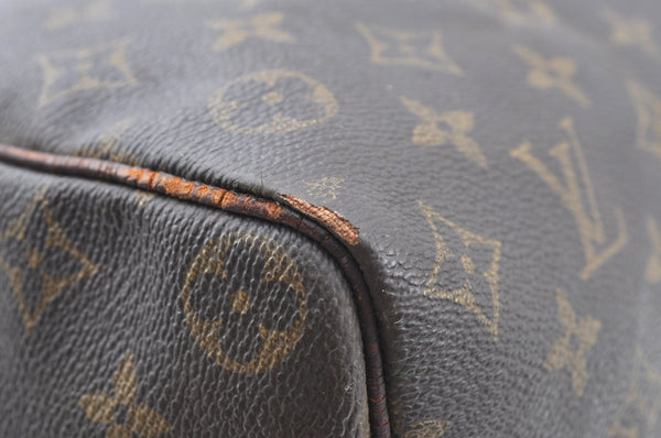 Authentic Louis Vuitton Monogram Speedy 35 Hand Boston Bag M41524 LV 1196G