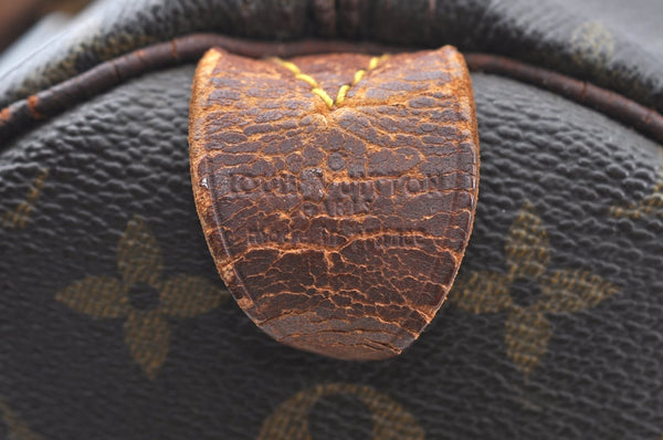 Authentic Louis Vuitton Monogram Speedy 35 Hand Boston Bag M41524 LV 1196G