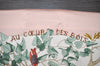 Authentic HERMES Carre 90 Scarf "AU COEUR DES BOIS " Silk Pink 1197I