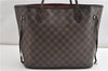 Authentic Louis Vuitton Damier Neverfull MM Shoulder Tote Bag N51105 Junk 1199G