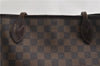 Authentic Louis Vuitton Damier Neverfull MM Shoulder Tote Bag N51105 Junk 1199G