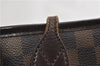 Authentic Louis Vuitton Damier Neverfull MM Shoulder Tote Bag N51105 Junk 1199G