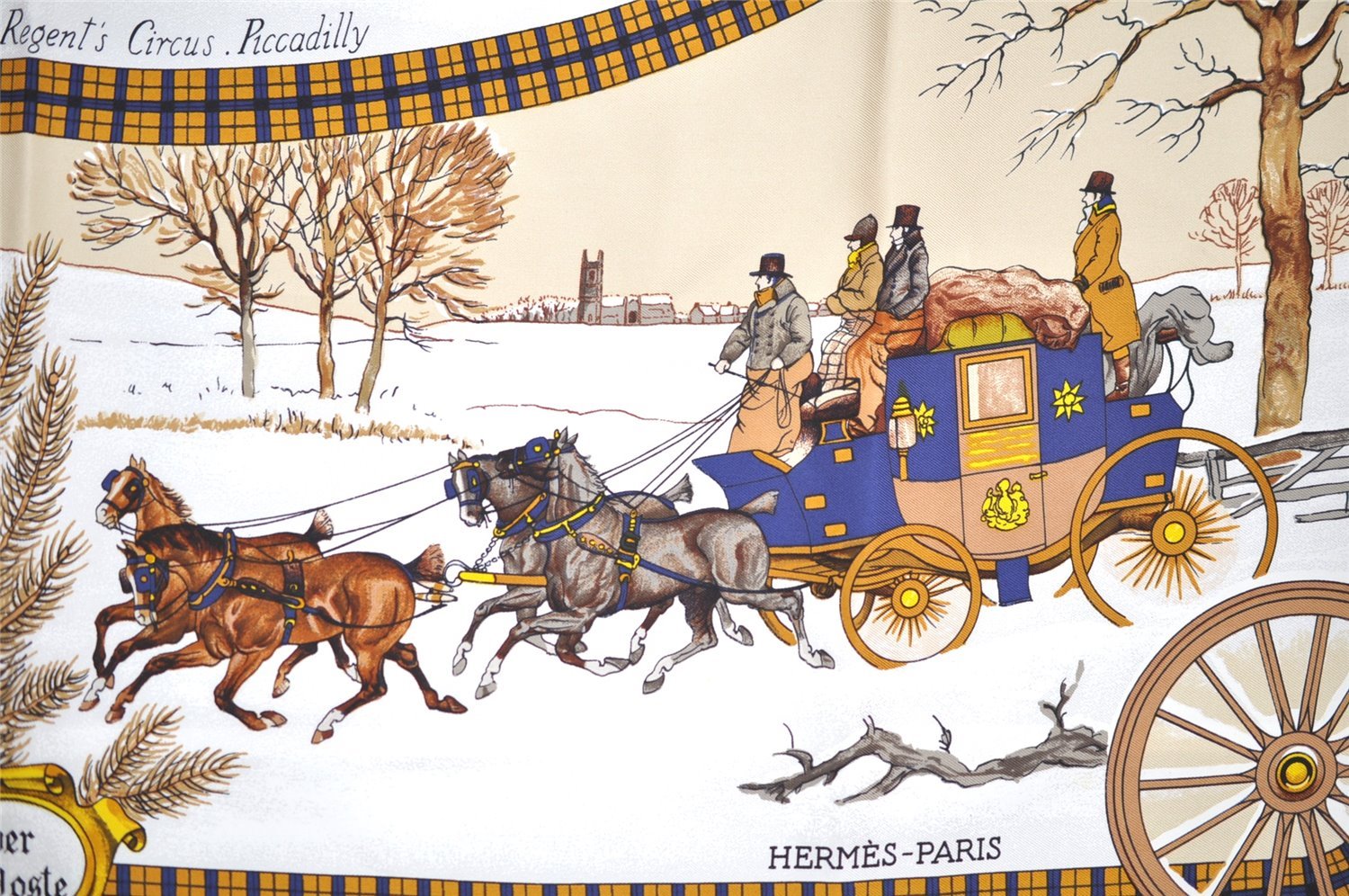 Authentic HERMES Carre 90 Scarf 