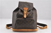 Authentic Louis Vuitton Monogram Montsouris GM Backpack M51135 LV 1200G