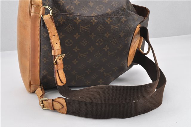 Authentic Louis Vuitton Monogram Montsouris GM Backpack M51135 LV 1200G