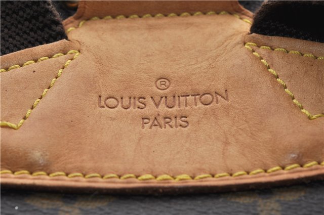 Authentic Louis Vuitton Monogram Montsouris GM Backpack M51135 LV 1200G