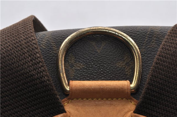 Authentic Louis Vuitton Monogram Montsouris GM Backpack M51135 LV 1200G