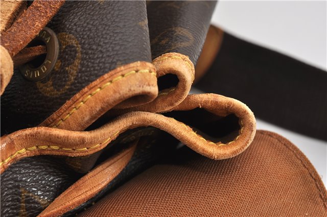 Authentic Louis Vuitton Monogram Montsouris GM Backpack M51135 LV 1200G