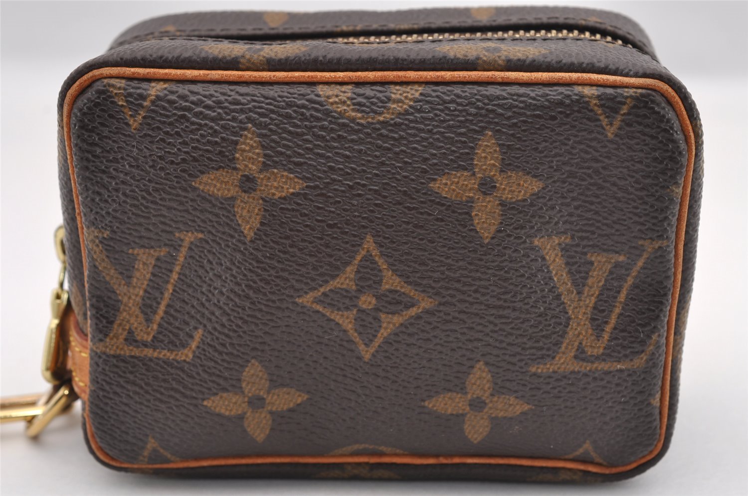 Authentic Louis Vuitton Monogram Trousse Wapity Mini Pouch M58030 LV 1201I