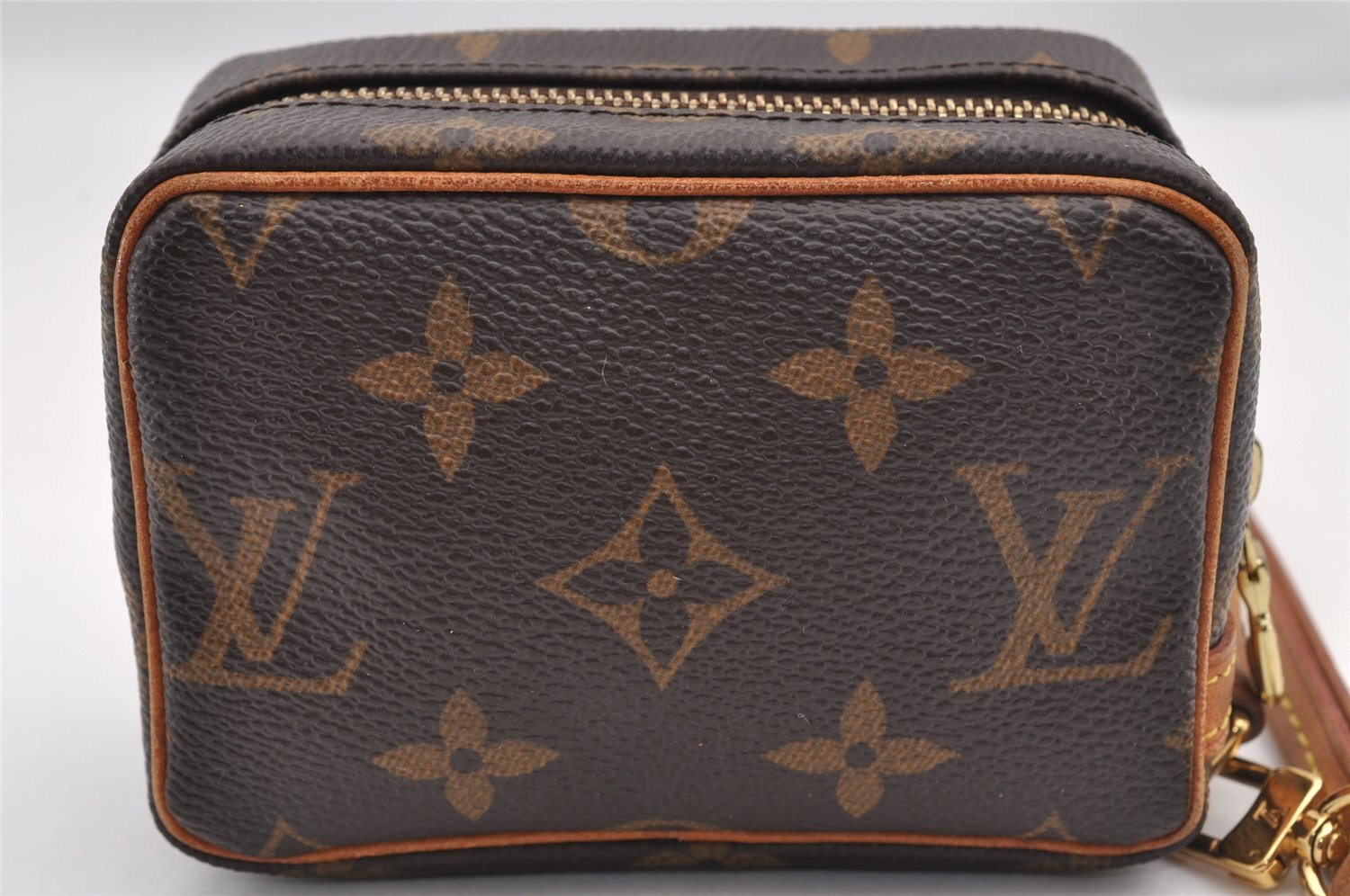 Authentic Louis Vuitton Monogram Trousse Wapity Mini Pouch M58030 LV 1201I