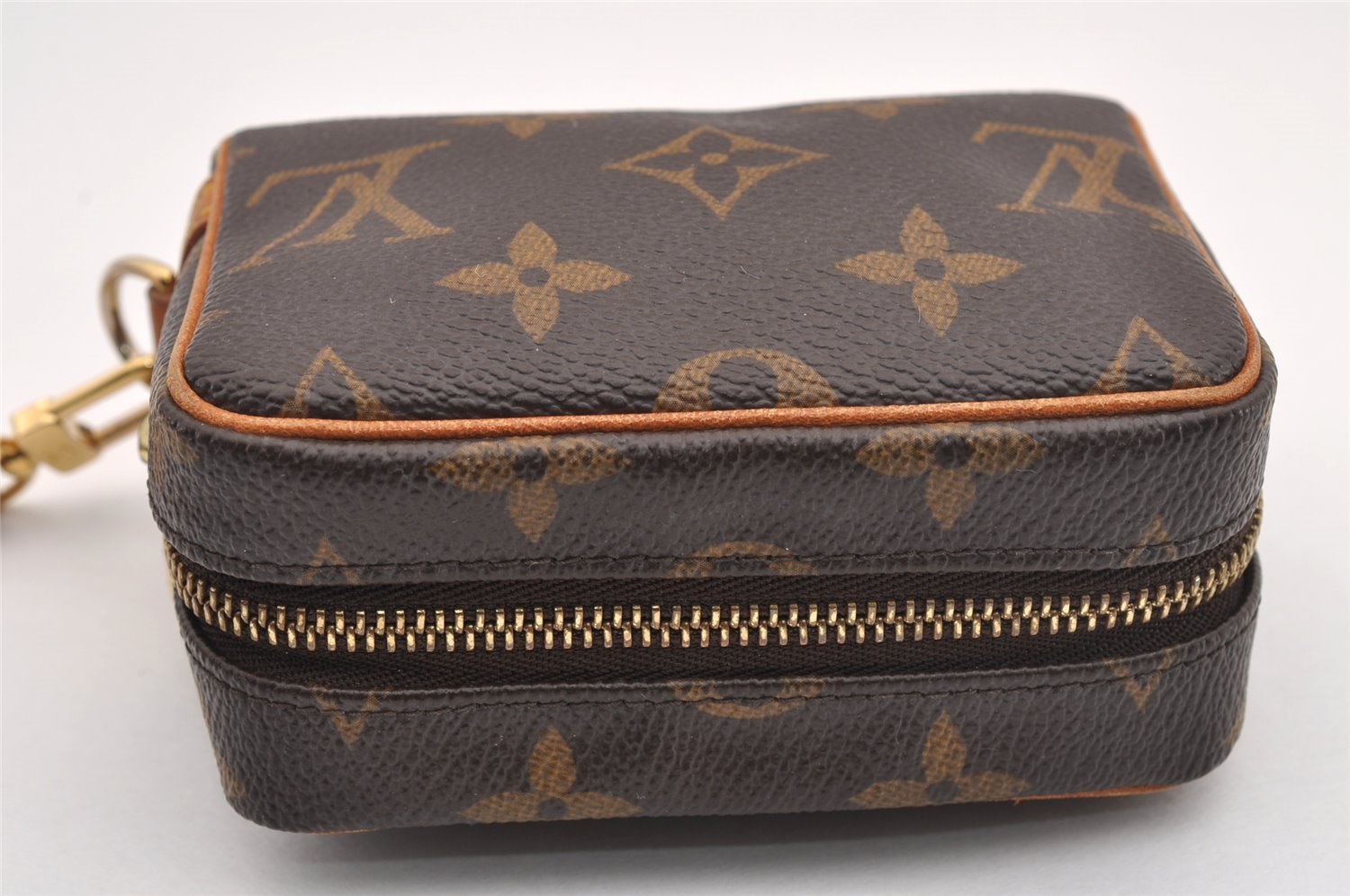 Authentic Louis Vuitton Monogram Trousse Wapity Mini Pouch M58030 LV 1201I