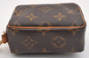 Authentic Louis Vuitton Monogram Trousse Wapity Mini Pouch M58030 LV 1201I