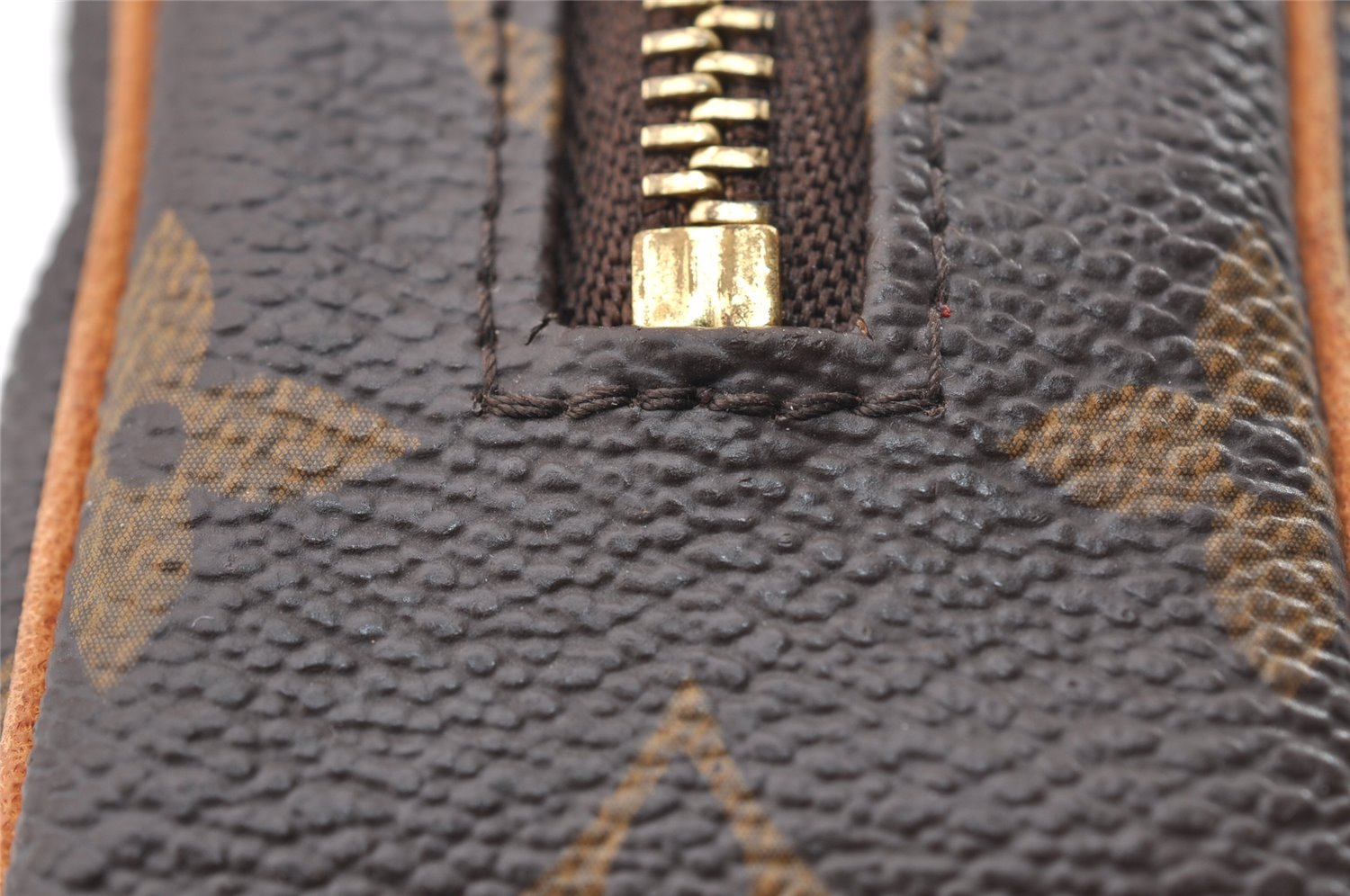 Authentic Louis Vuitton Monogram Trousse Wapity Mini Pouch M58030 LV 1201I