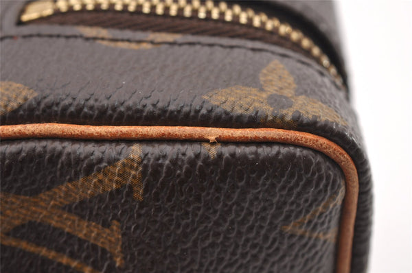 Authentic Louis Vuitton Monogram Trousse Wapity Mini Pouch M58030 LV 1201I