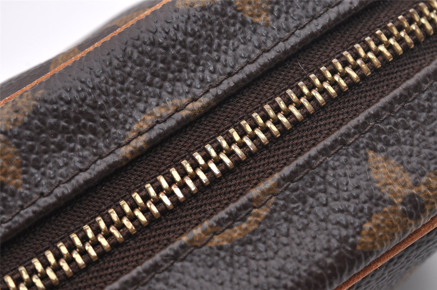 Authentic Louis Vuitton Monogram Trousse Wapity Mini Pouch M58030 LV 1201I