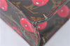 Authentic Louis Vuitton Monogram Cherry Sac Plat Hand Bag M95010 LV 1202C