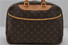 Authentic Louis Vuitton Monogram Deauville Hand Bag M47270 LV 1202D