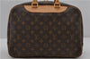 Authentic Louis Vuitton Monogram Deauville Hand Bag M47270 LV 1202D