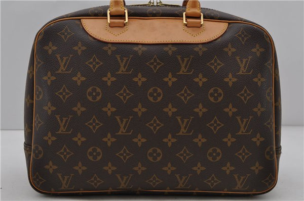 Authentic Louis Vuitton Monogram Deauville Hand Bag M47270 LV 1202D